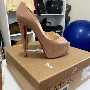 Authentic Christian Louboutin Lady Peep size 35.5